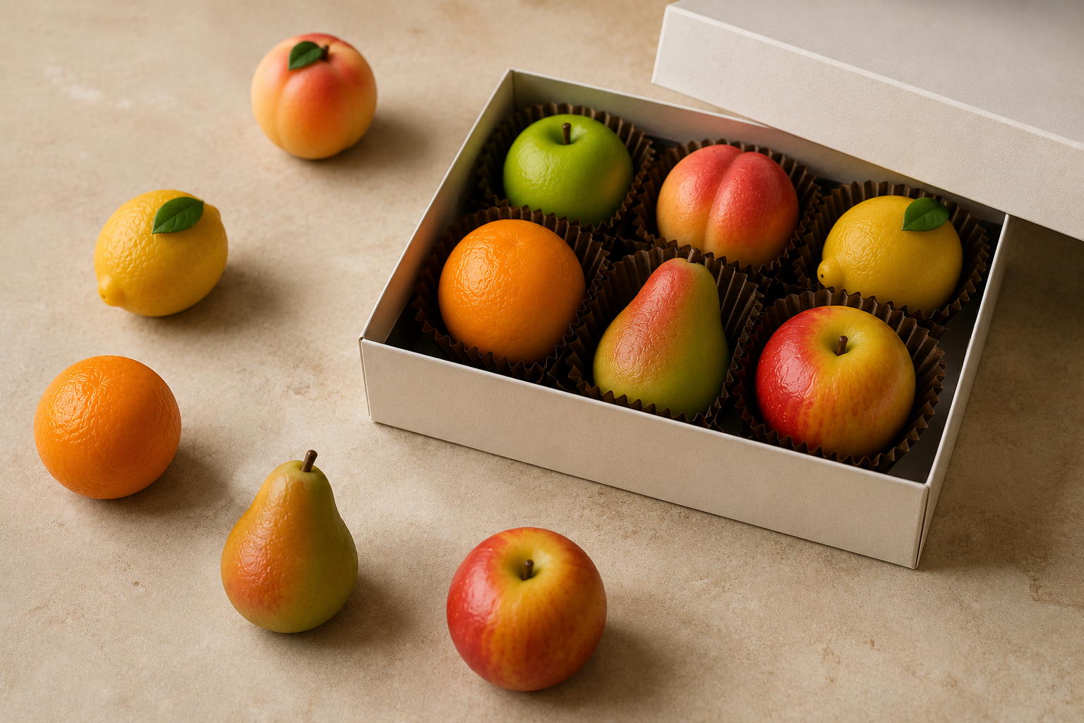 A block of marzipan and a rolling pin on a worktop beside a part-iced cake, the marzipan layer visible under the icing